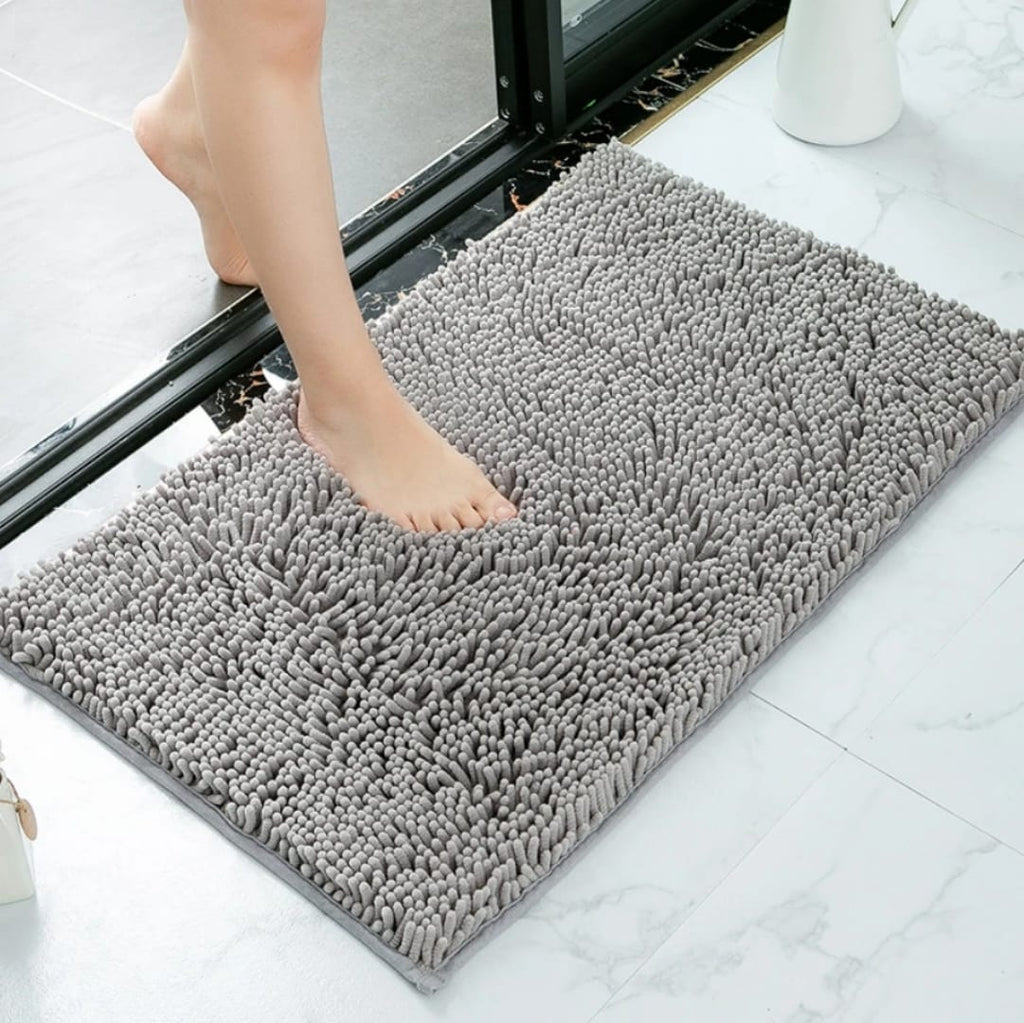 Finger Chenille Door Mat – Soft, Absorbent & Non-Slip | 50x80cm | Multiple Colours