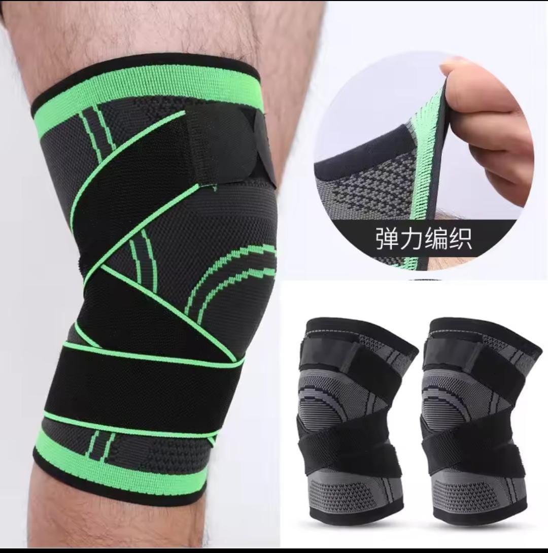 Adjustable Sports Knee Brace Support Pad – Pair | Patella Stabilizer for Running, Hiking, Basketball & Soccer