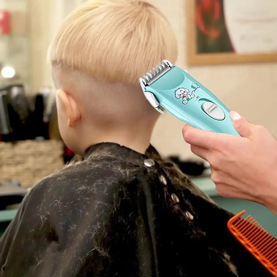 Low Noise Baby Hair Clipper & Trimmer – Safe, Quiet, Rechargeable Electric Shaver for Infants & Kids