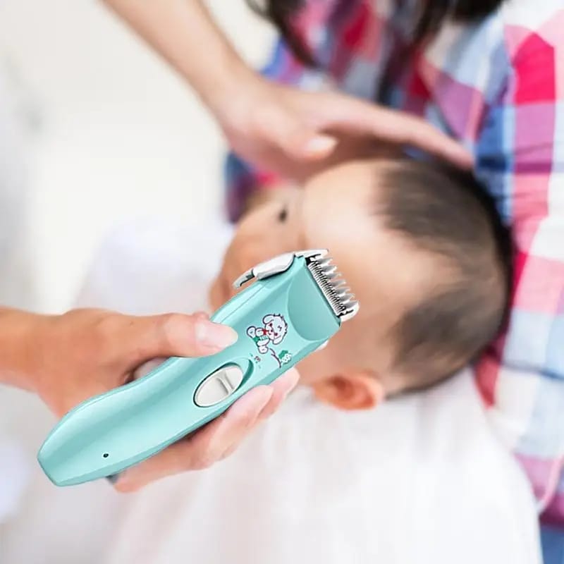 Low Noise Baby Hair Clipper & Trimmer – Safe, Quiet, Rechargeable Electric Shaver for Infants & Kids