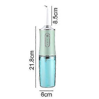 Rechargeable Portable Oral Irrigator – 3 Modes, 4 Nozzles, 220ml Tank, USB Charge