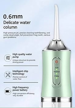 Rechargeable Portable Oral Irrigator – 3 Modes, 4 Nozzles, 220ml Tank, USB Charge