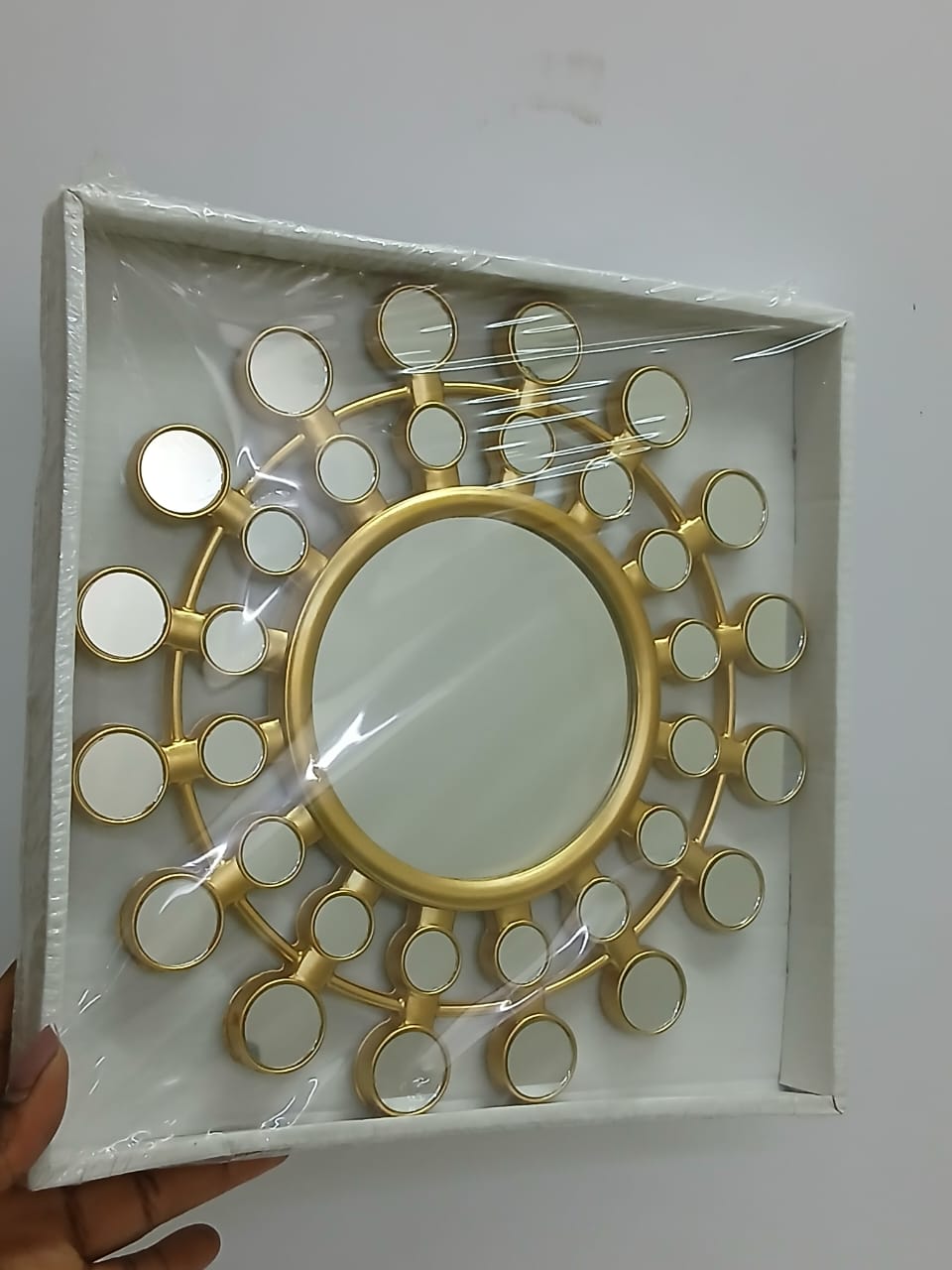 Gold Decorative Wall Hanging Mirror Frame Art – 5 Designs, Premium Home Décor