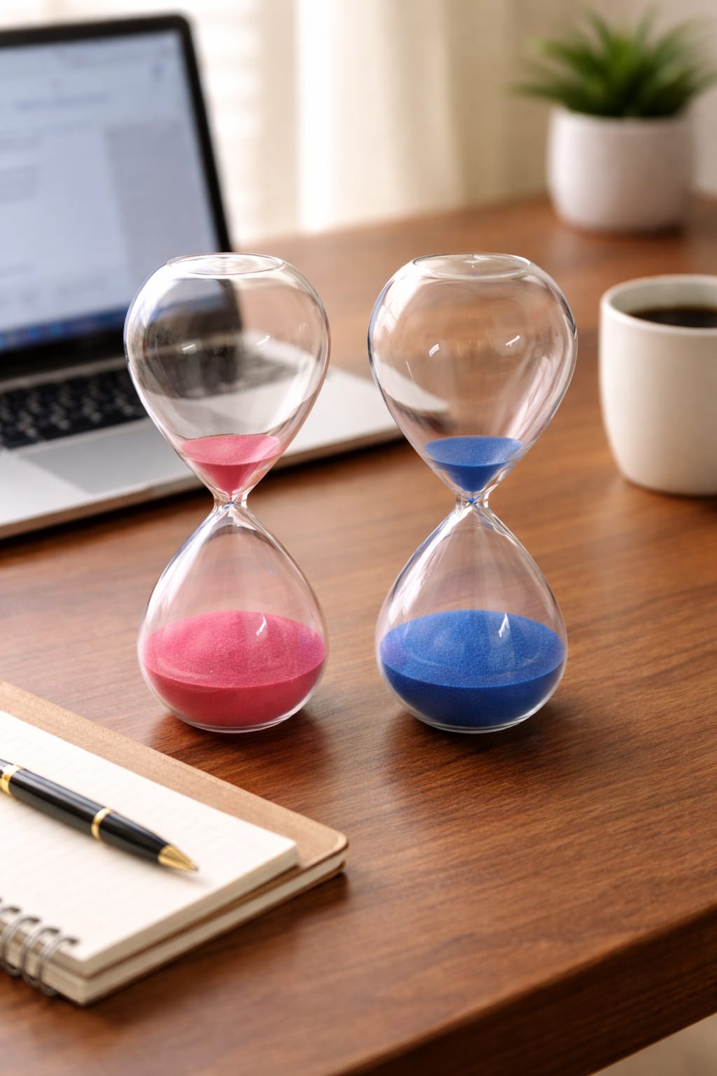 Decorative Glass Hourglass Sand Timer