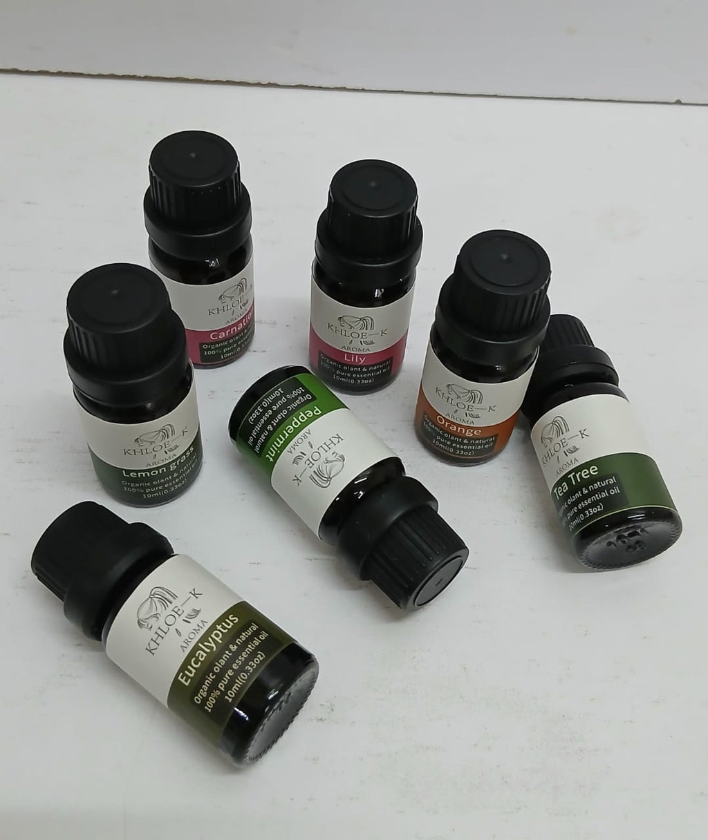Pure Essential Oil 10ml – Aromatherapy Fragrance for Aroma Diffuser & Air Humidifier