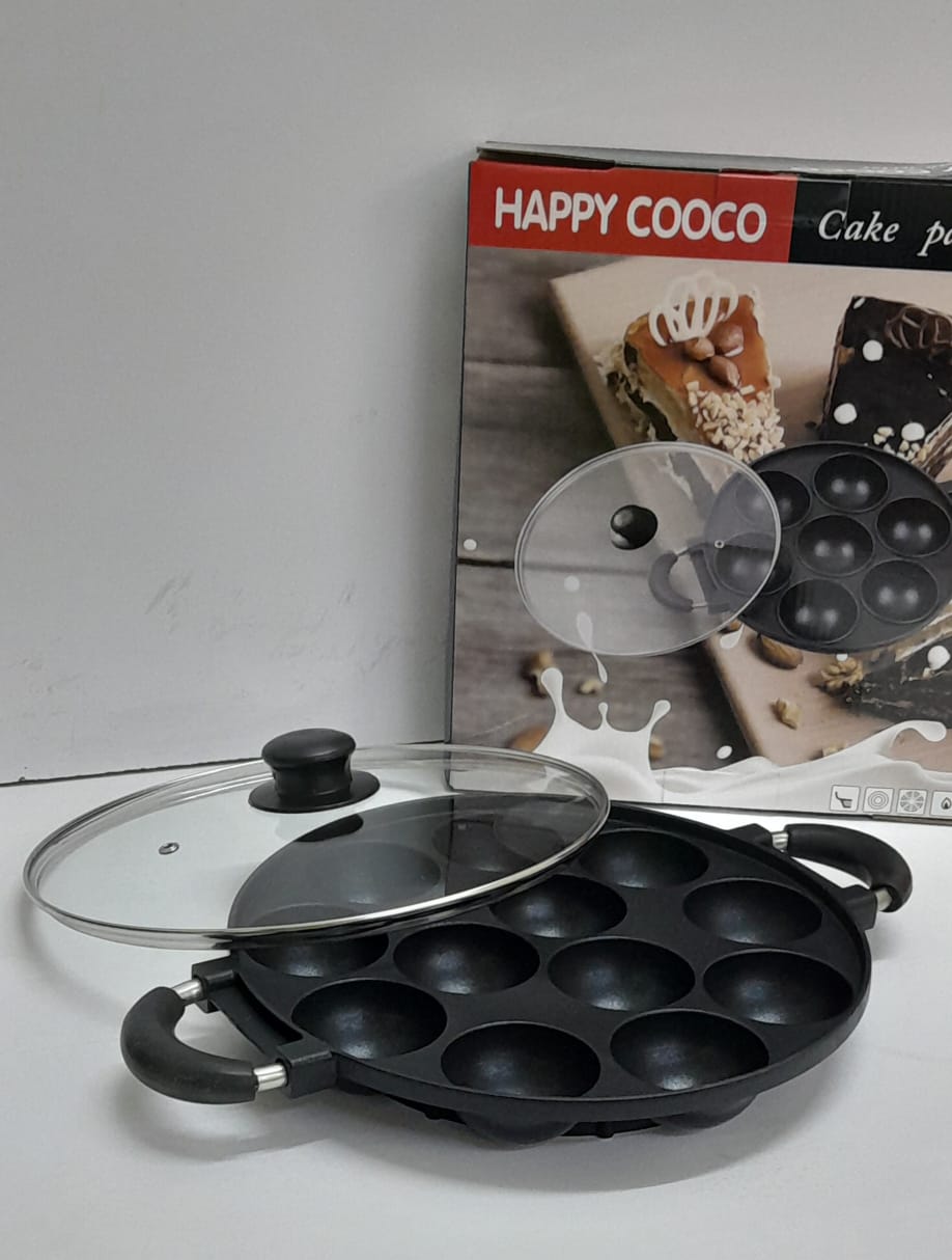 12-Hole Non-Stick Round Baking Pan – Vitumbua, Scones, Waffles & Cookies Maker