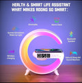 G63 Smart RGB Night Light – Wireless Charger, Bluetooth Speaker, FM Radio & Alarm Clock | 16M Colours