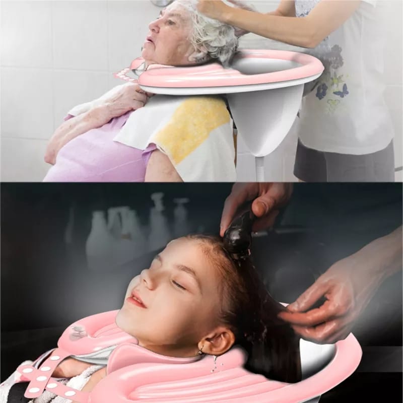 Inflatable Hair Washing Basin – Portable Shampoo Bowl for Bedridden, Elderly, Kids & Home Use | 81 x 60cm