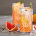 Ice Texture Crystal Drinking Glasses Set of 6