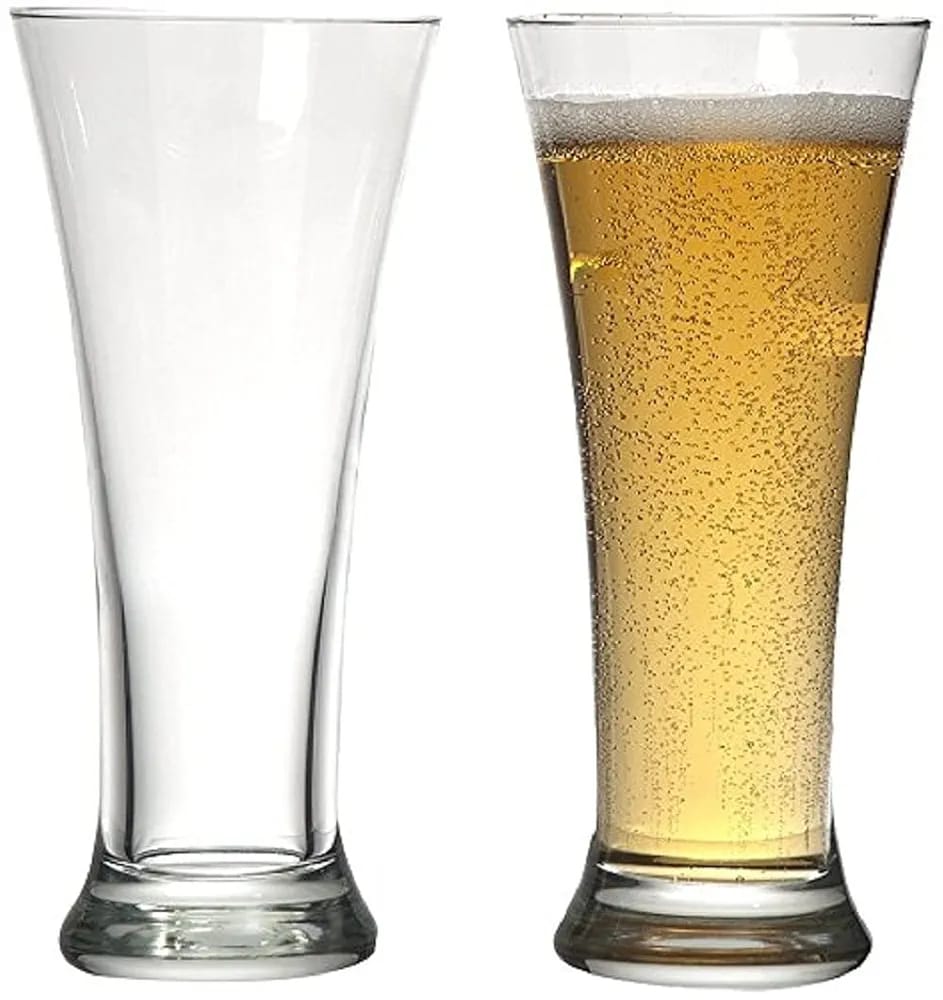 Clear Glass Pilsner Glass