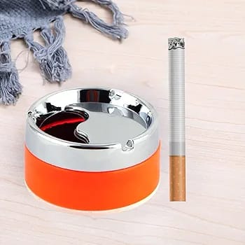 Advanced Stainless Steel Ashtray with Lid