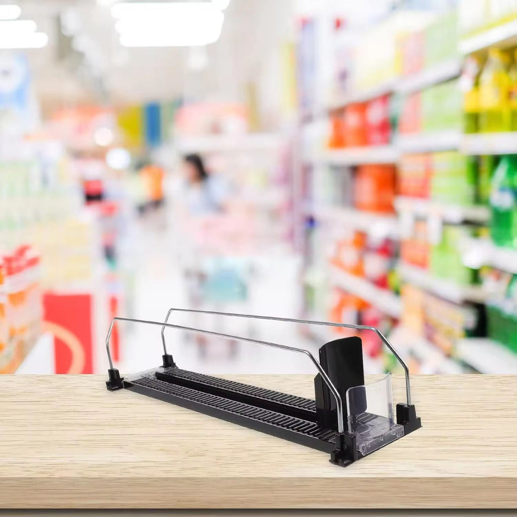 Adjustable Beverage Shelf Pusher / Propeller for Display Case