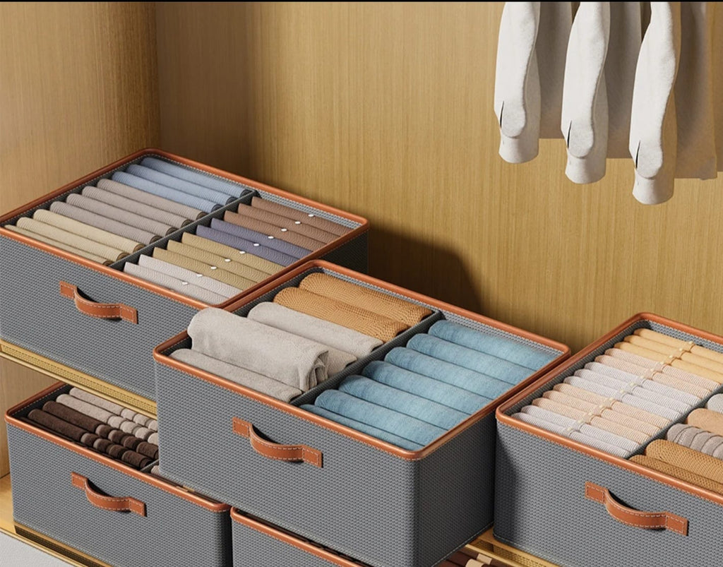 Foldable Closet Organizer with Removable Dividers – 50x40x20cm