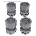 4-Piece Heavy Duty Adjustable Anti-Vibration Washing Machine Feet Pads – Non-Slip Shock Absorber