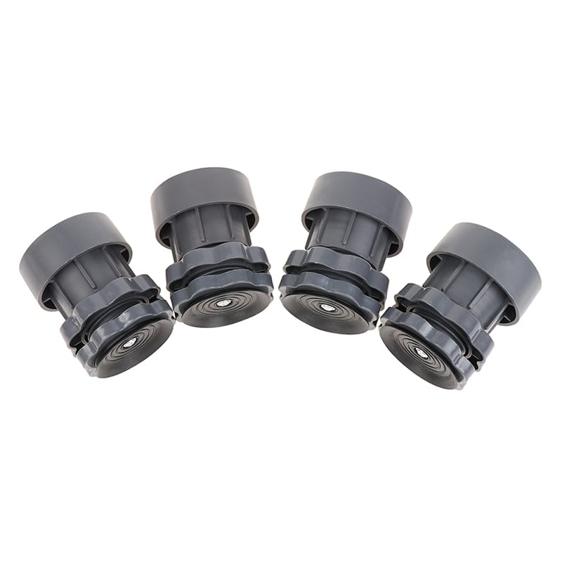 4-Piece Heavy Duty Adjustable Anti-Vibration Washing Machine Feet Pads – Non-Slip Shock Absorber