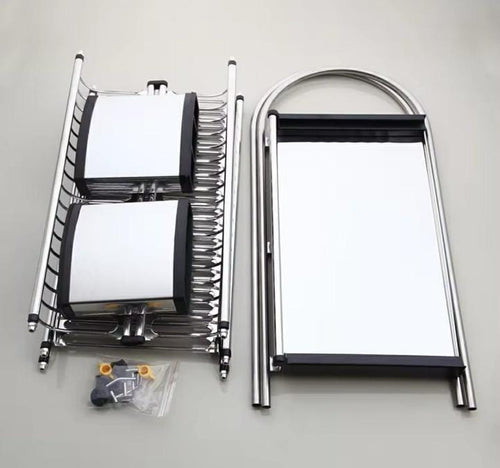 3-Tier Aluminum Kitchen Dish Rack