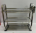 3-Tier Aluminum Kitchen Dish Rack