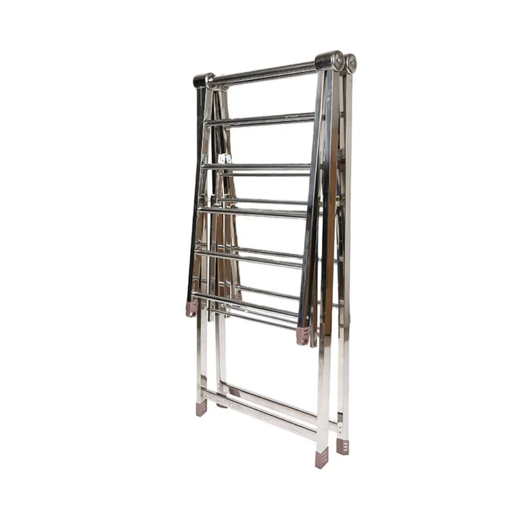 Stainless Steel Foldable Cloth Drying Rack – Anti-Rust & Portable