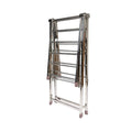 Stainless Steel Foldable Cloth Drying Rack – Anti-Rust & Portable