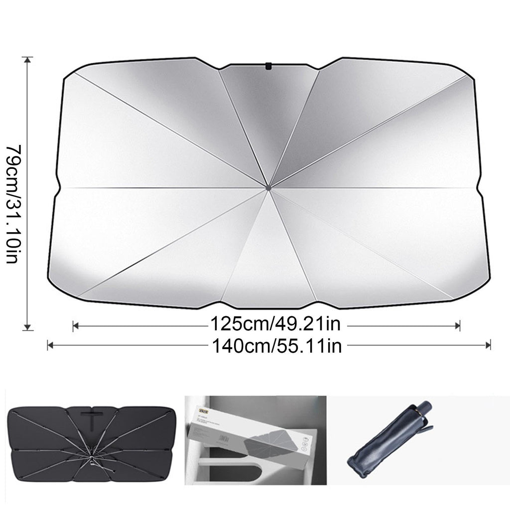 Foldable Car Windscreen Umbrella Sun Shade Cover | UV Protection Dashboard Sunvisor