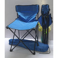 Foldable Metallic Frame Waterproof Canvas Camping Chair | Armless | Black, Red, Navy Blue & Jungle Green