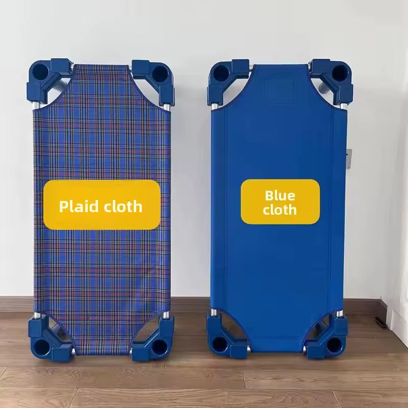 Stackable Kindergarten Nursery Lunch Break Bed – 150x58x26cm (Plaid)