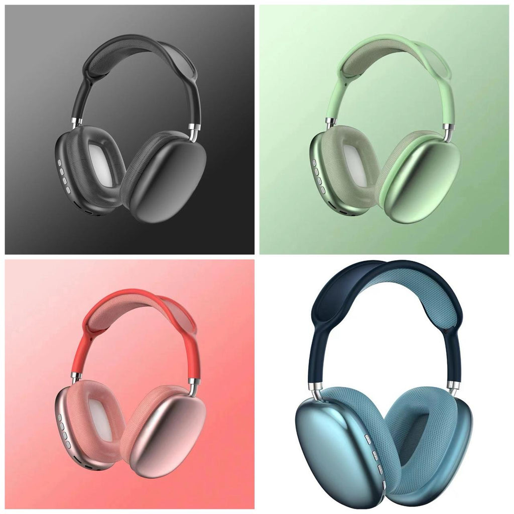 P9 Pro Max Wireless Bluetooth Headphones – Noise Cancelling Over-Ear (4 Colours)