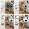 Adjustable Laptop Desk with Wheels – 360° Rotating Panel, Height 59-89cm (5 Colours)