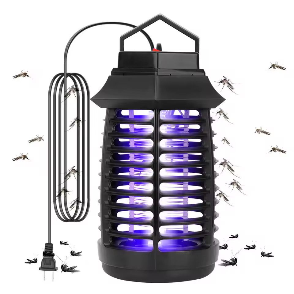 Electric LED UV Mosquito Killer Trap Lamp – Indoor & Camping Bug Zapper