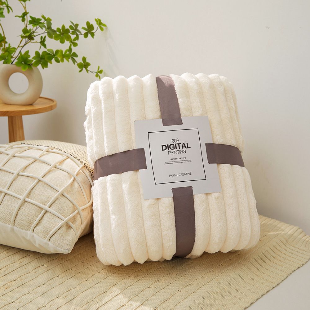 Fluffy Coral Velvet Flannel Plush Throw Blanket – 200x230cm (6 Colours)