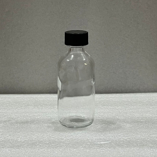Set of 10 Ginger Shot Glass Bottles | 60ml | Leakproof Black Cap | Reusable | Includes Funnels