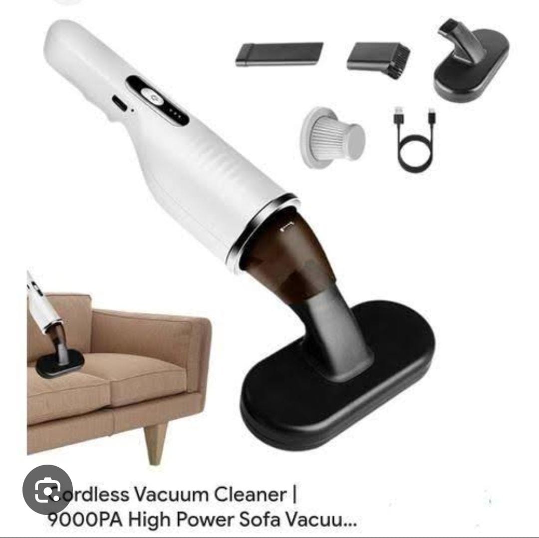 High Power Cordless Car & Home Vacuum Cleaner with 3 Nozzles