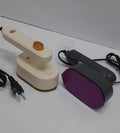 Mini Portable Steam Iron with 90° Swivel Handle
