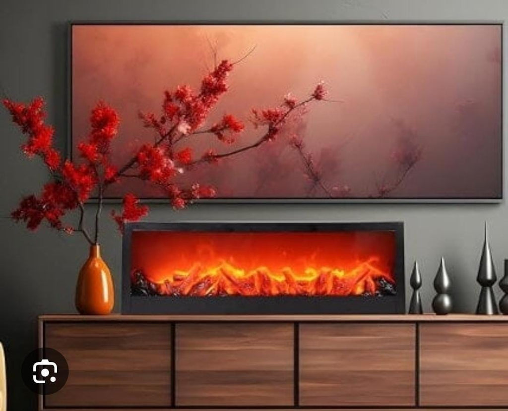 SP-26 Big Size Electric Fireplace Decorative Lantern Display – 60x10x20cm