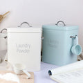 Laundry Powder Tin with Scoop - 3kg Capacity