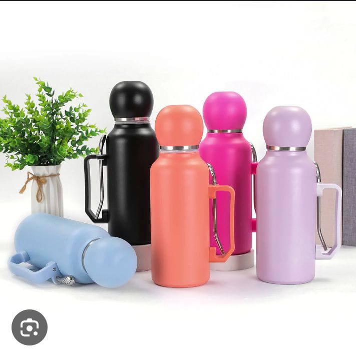 Flask With Cup and Spoon