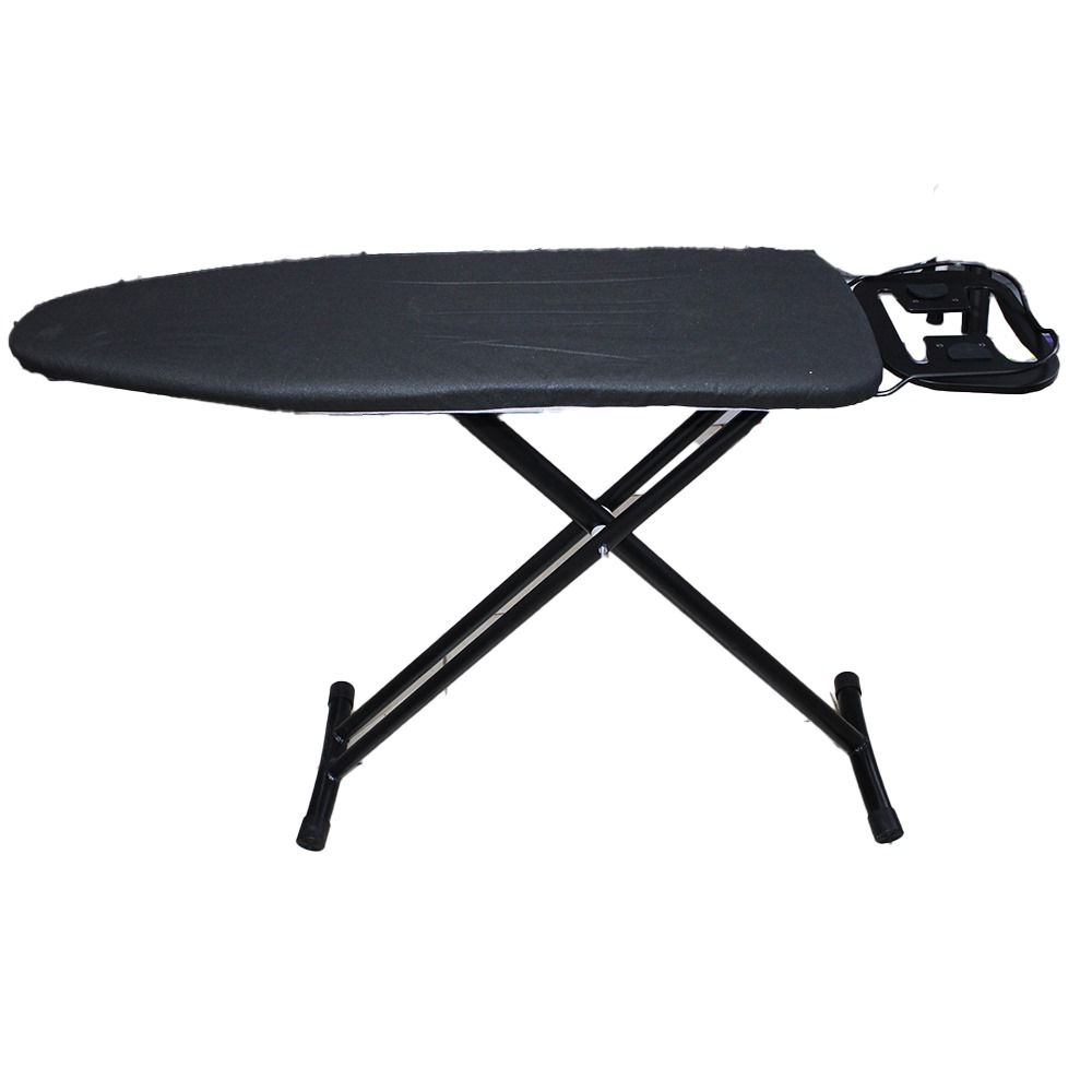 Metallic Ironing Board – Adjustable, Foldable & Portable (110x33cm)