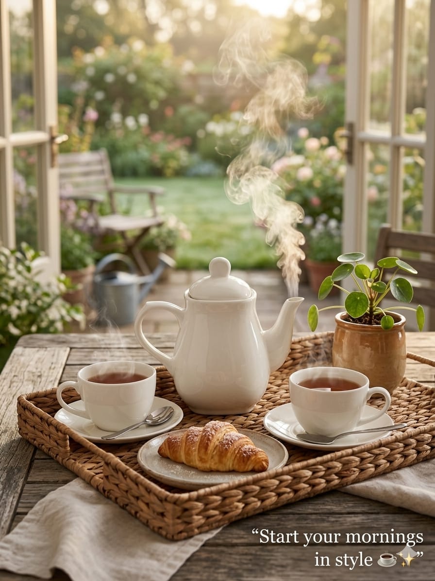 Ceramic White Kettle 300ml