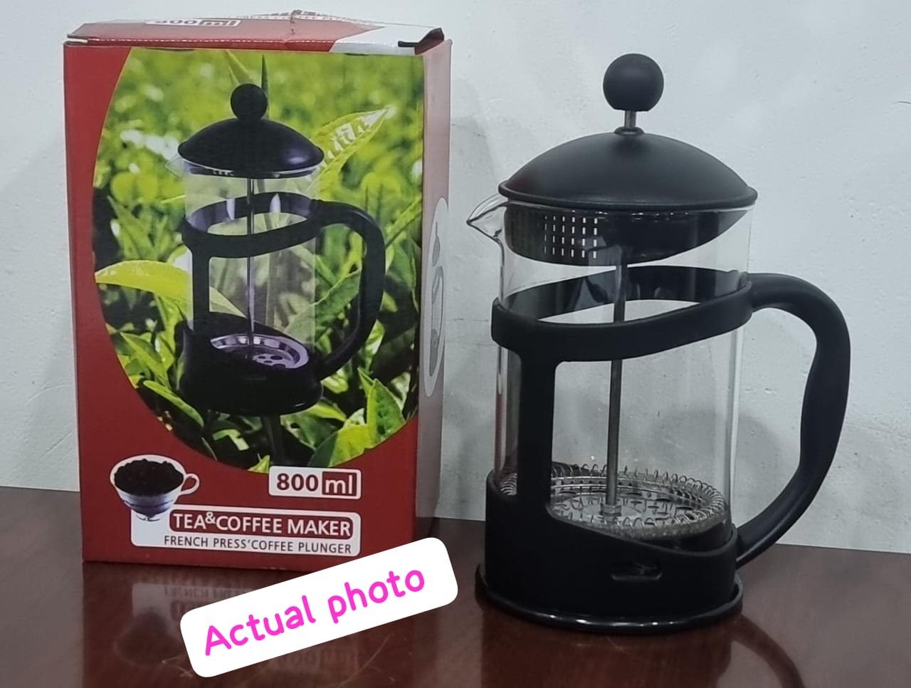 800ml French Press Tea & Coffee Maker