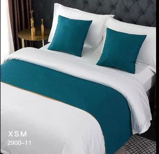 Luxury Bed Runner Set – 1 Bed Runner & 2 Cushion Covers | Multiple Colours & Designs