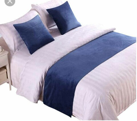 Luxury Bed Runner Set – 1 Bed Runner & 2 Cushion Covers | Multiple Colours & Designs