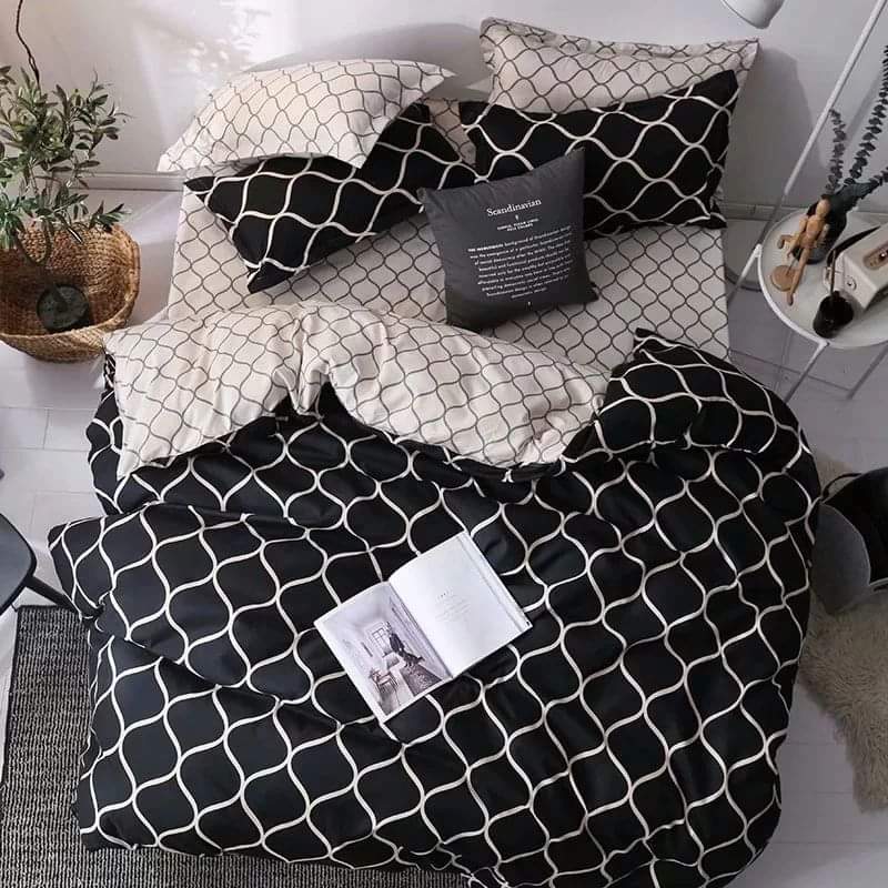 Luxury Nordic Style Cotton Microfiber Duvet Cover Set – 6-Piece | Size 6×6 / 6×7