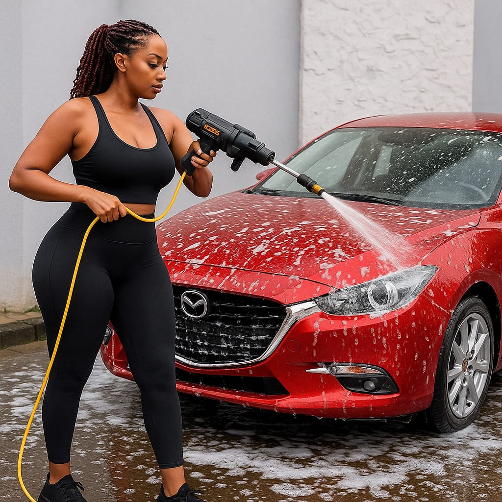 Wireless High Pressure Car Wash Water Gun – Multi-Function Foam Spray