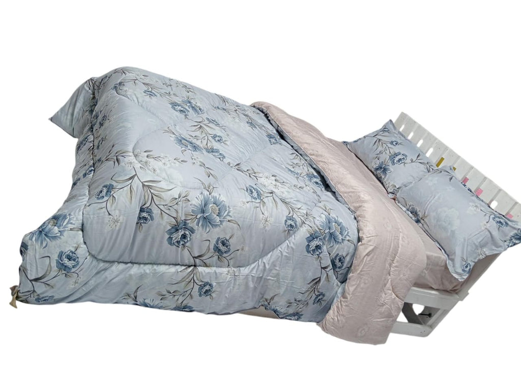 Double-Sided Printed Cotton Duvet Cover Set – 4-Piece | Size 6×7 | Multiple Designs