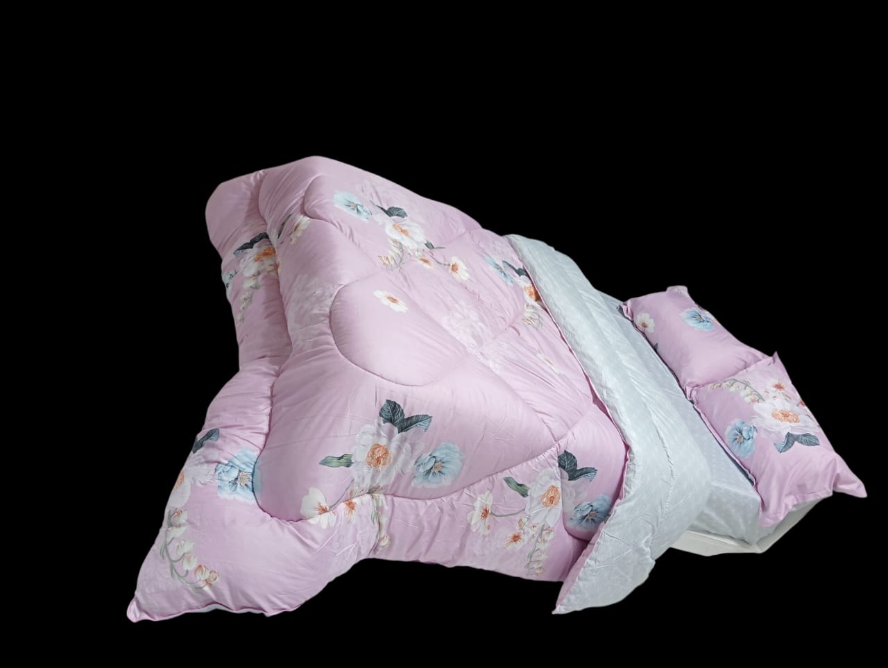 Double-Sided Printed Cotton Duvet Cover Set – 4-Piece | Size 6×7 | Multiple Designs
