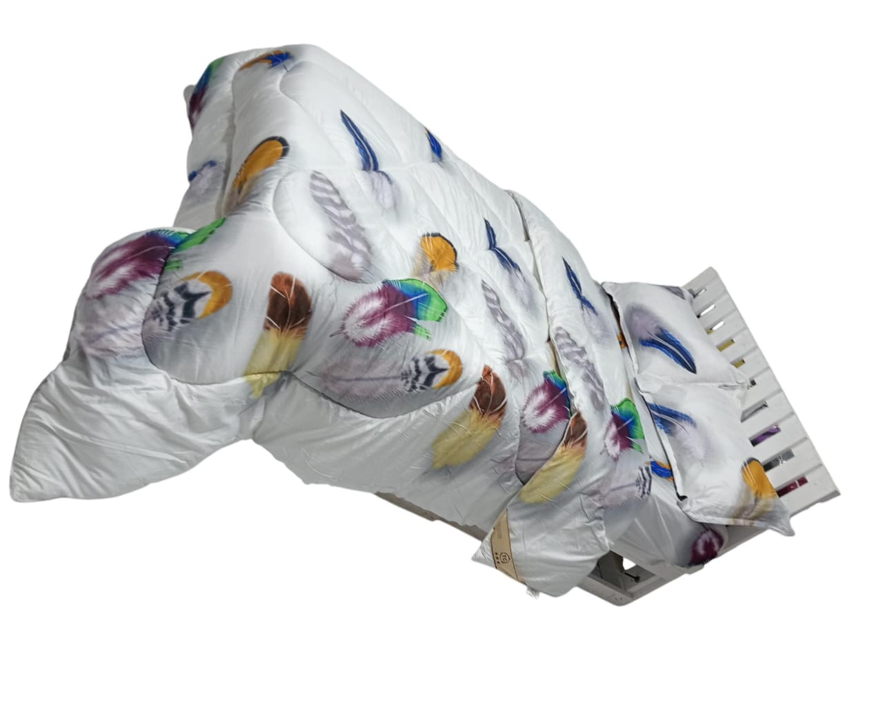 Double-Sided Printed Cotton Duvet Cover Set – 4-Piece | Size 6×7 | Multiple Designs