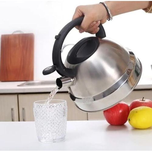 3.0L Stainless Steel Whistling Kettle – Fast Heating, All Stove Types