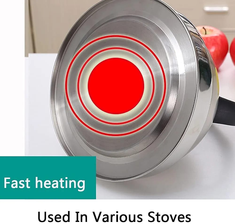3.0L Stainless Steel Whistling Kettle – Fast Heating, All Stove Types