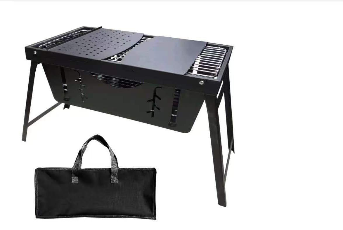 Portable Foldable Stainless Steel BBQ Charcoal Grill