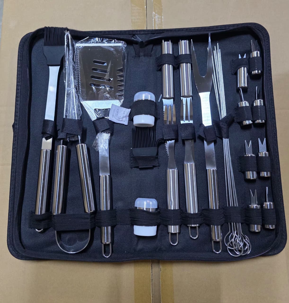 BBQ Grill Utensils Tool Set – Reinforced Accessories with Storage Case